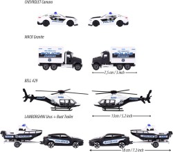 Majorette Police Force 4 Pieces Giftpack - Thumbnail