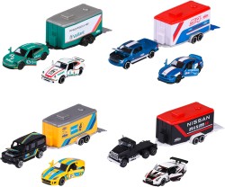 Majorette - Majorette Race Trailer Set