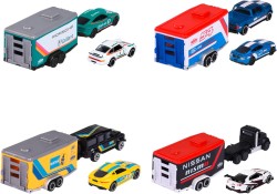 Majorette Race Trailer Set - Thumbnail