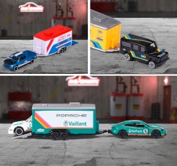 Majorette Race Trailer Set - Thumbnail