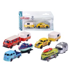 Majorette - MAJORETTE VOLKSWAGEN THE ORIGINALS TRAILER ASSORTMENT