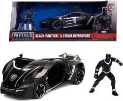 Jada Toys Marvel Avengers Black Panther Lykan Hypersport 1 24 - Thumbnail