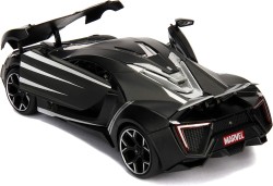 Jada Toys Marvel Avengers Black Panther Lykan Hypersport 1 24 - Thumbnail