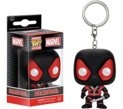 FUNKO POP KEYCHAIN MARVEL BLACK DEADPOOL - Thumbnail