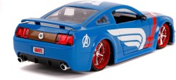 Marvel Captain America 2006 Ford Mustang GT 1 24 - Thumbnail
