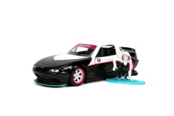 Jada Toys Marvel Ghost Spider 1990 Miata 1 32 - Thumbnail