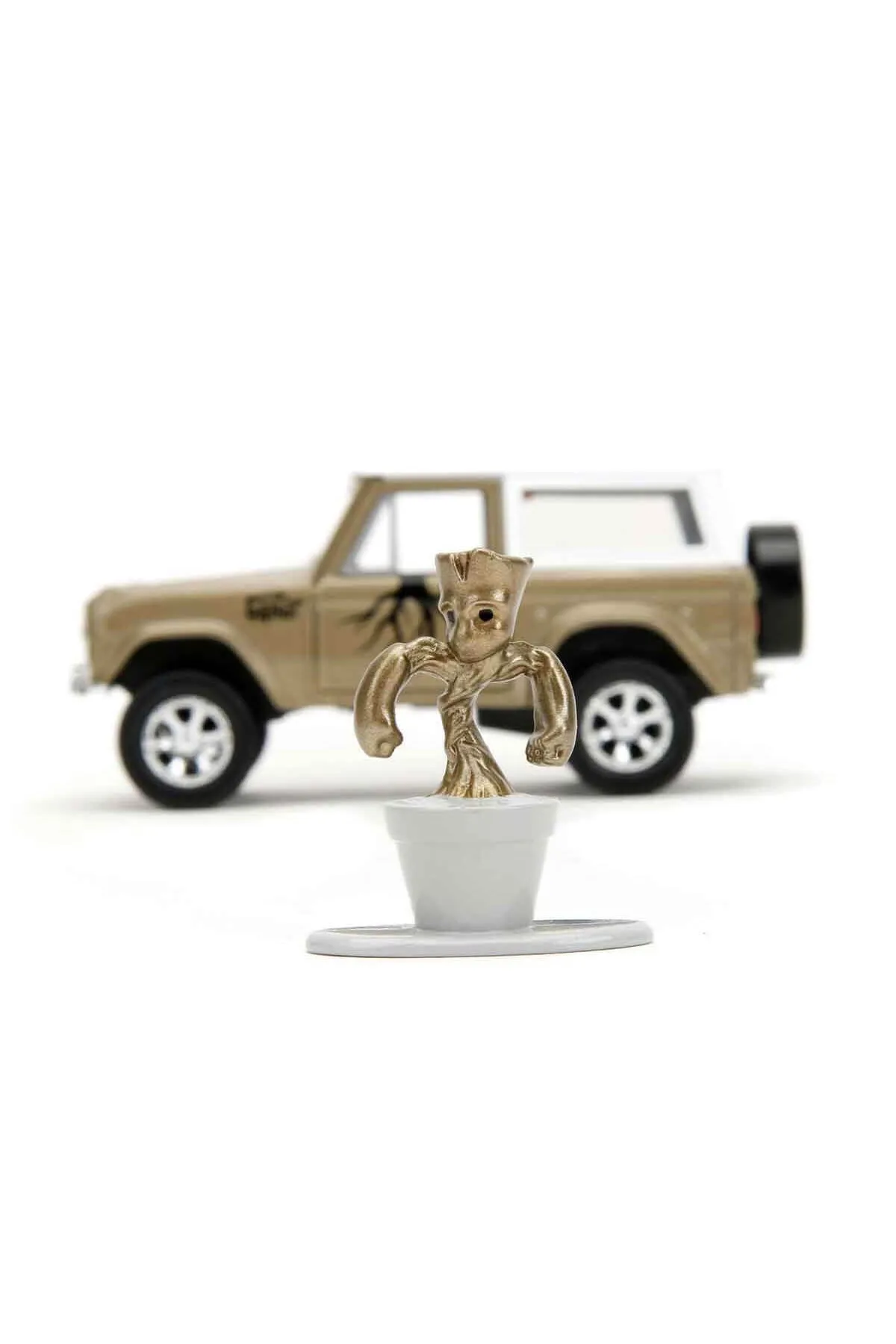 Jada Toys 1:32 Ölçekli Marvel Groot 1973 Ford Bronco - Thumbnail