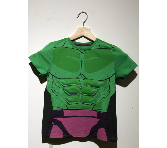 Marvel Hulk Chest Patch Yeşil Çocuk T-Shirt 2-3 Yaş
