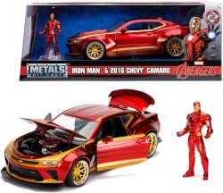 Marvel Ironman 2016 Chevy Camaro SS 1 24 - Thumbnail