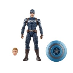 MARVEL LEGENDS CAPTAIN AMERICA WINTER SOLDIER CAPTAIN AMERICA ACTION FIGURE - Thumbnail