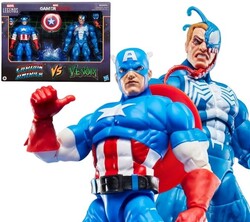 Marvel Legends Gamerverse Captain America vs Venom İkili Aksiyon Figür Seti - Thumbnail