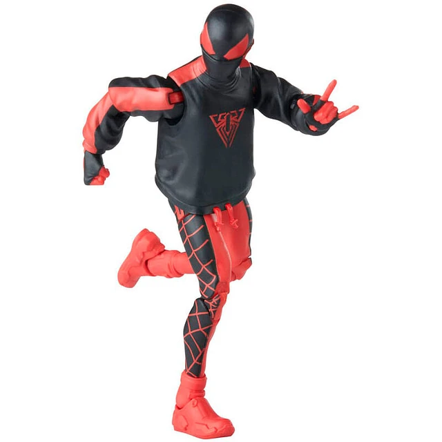 MARVEL LEGENDS SPIDERMAN MILES MORALES WITH HOODIE ACTION FIGURE - Thumbnail