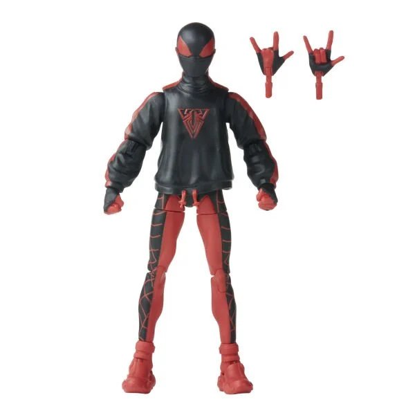MARVEL LEGENDS SPIDERMAN MILES MORALES WITH HOODIE ACTION FIGURE - Thumbnail