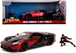 Jada Toys Marvel Miles Morales 2017 Ford GT 1 24 - Thumbnail