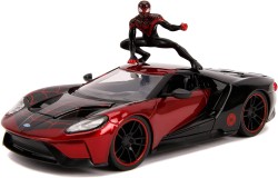 Jada Toys Marvel Miles Morales 2017 Ford GT 1 24 - Thumbnail