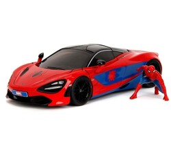 Jada Toys Marvel Spider-Man McLaren 720S Model Araç ve Figür - ÖN SİPARİŞ - Thumbnail