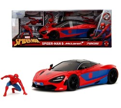 Jada Toys - Jada Toys Marvel Spider-Man McLaren 720S Model Araç ve Figür
