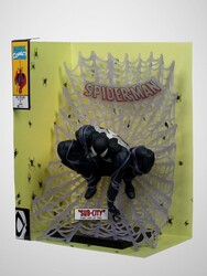McFarlane Toys Marvel Comics Spiderman 1 Platinum Edition Black Suit 1 6 Scale Figure - Thumbnail