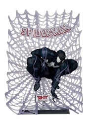 McFarlane Toys Marvel Comics Spiderman 1 Platinum Edition Black Suit 1 6 Scale Figure - Thumbnail