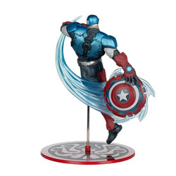 McFarlane Toys Marvel Rivals 1 10 Scale Collectible Figure Captain America - Thumbnail