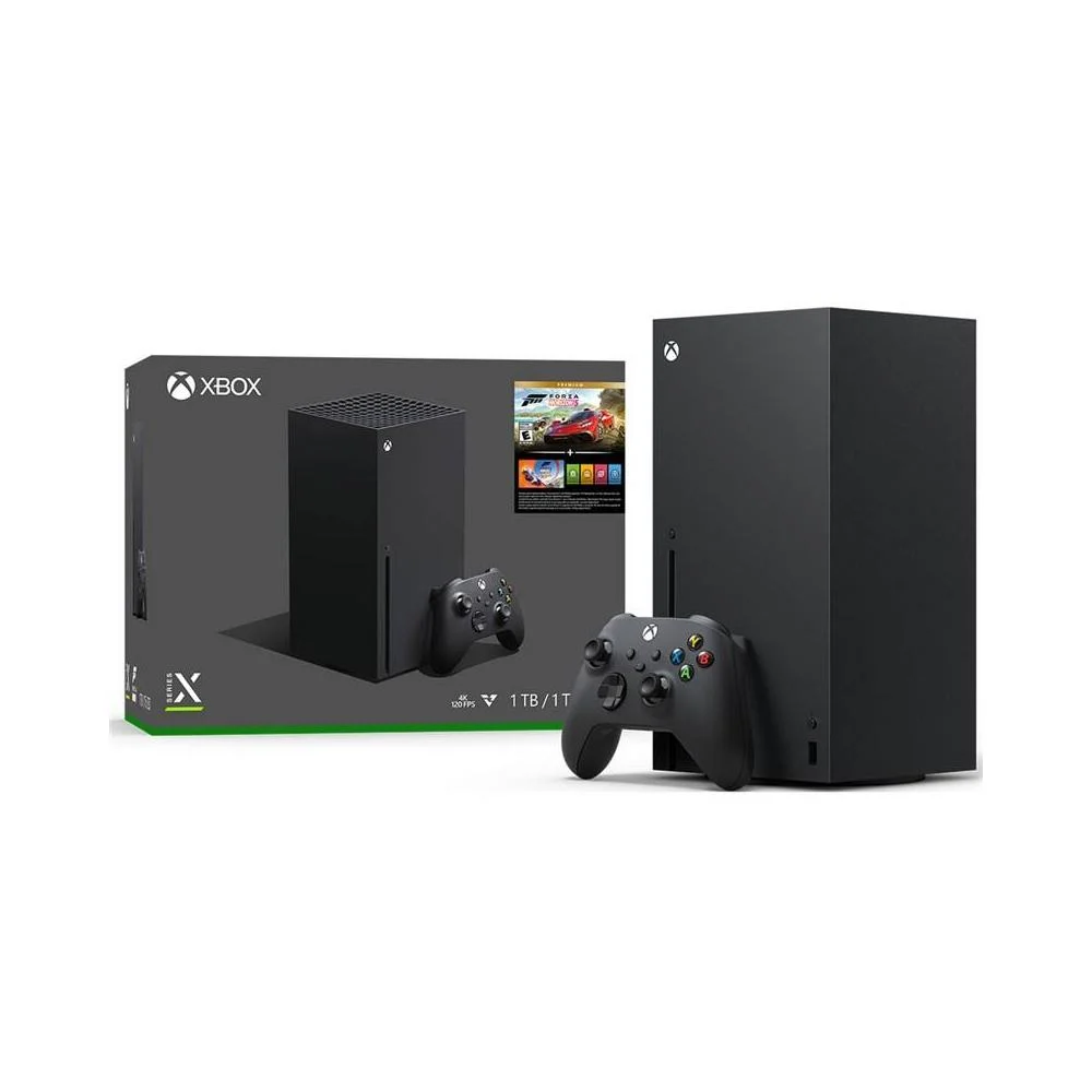 Microsoft Xbox Series X Black + Forza Horizon 5 - Premium Edition - Thumbnail