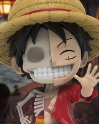 Mighty Jaxx XXRay One Piece Wanted Series Figure Luffy - Thumbnail