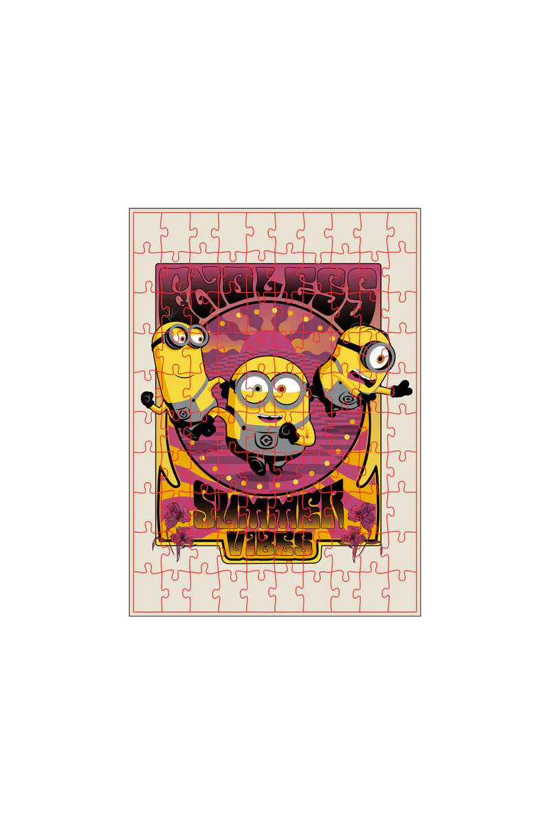 Minions 100 Parça Puzzle - Thumbnail