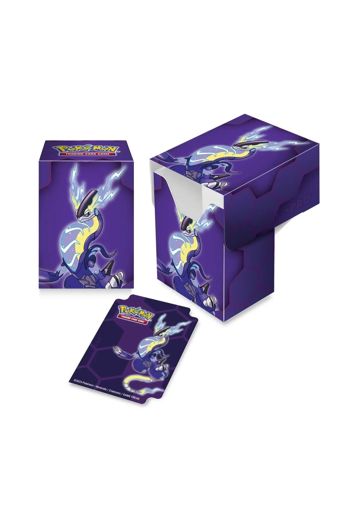 Ultra Pro - Miraidon Full View Deck Box Pokemon Kart Uyumlu