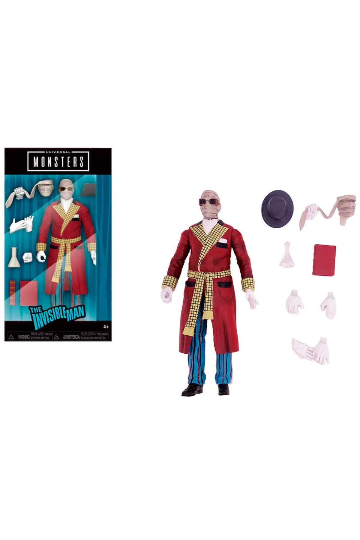 MONSTERS THE INVISIBLE MAN 6INC FIGURE - Thumbnail