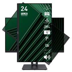 MSI - MSI 23.8 PRO MP245PG 1920x1080 (FHD) 16:9 FLAT VA 100HZ 1MS ADAPTIVE-SYNC MONITOR