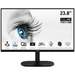 MSI 23.8 PRO MP245V 1920x1080 (FHD) FLAT VA 100HZ 1MS ANTI-GLARE MONITOR - Thumbnail