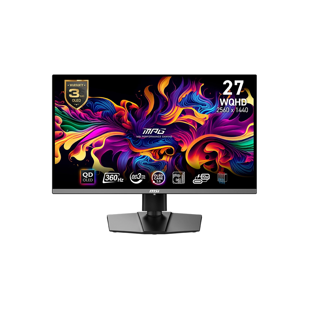 MSI - MSI 26.5 MPG 271QRX QD-OLED 2560x1440 (WQHD) 16:9 FLAT QD-OLED 360HZ 0.03MS ADAPTIVE-SYNC GAMING MONITOR