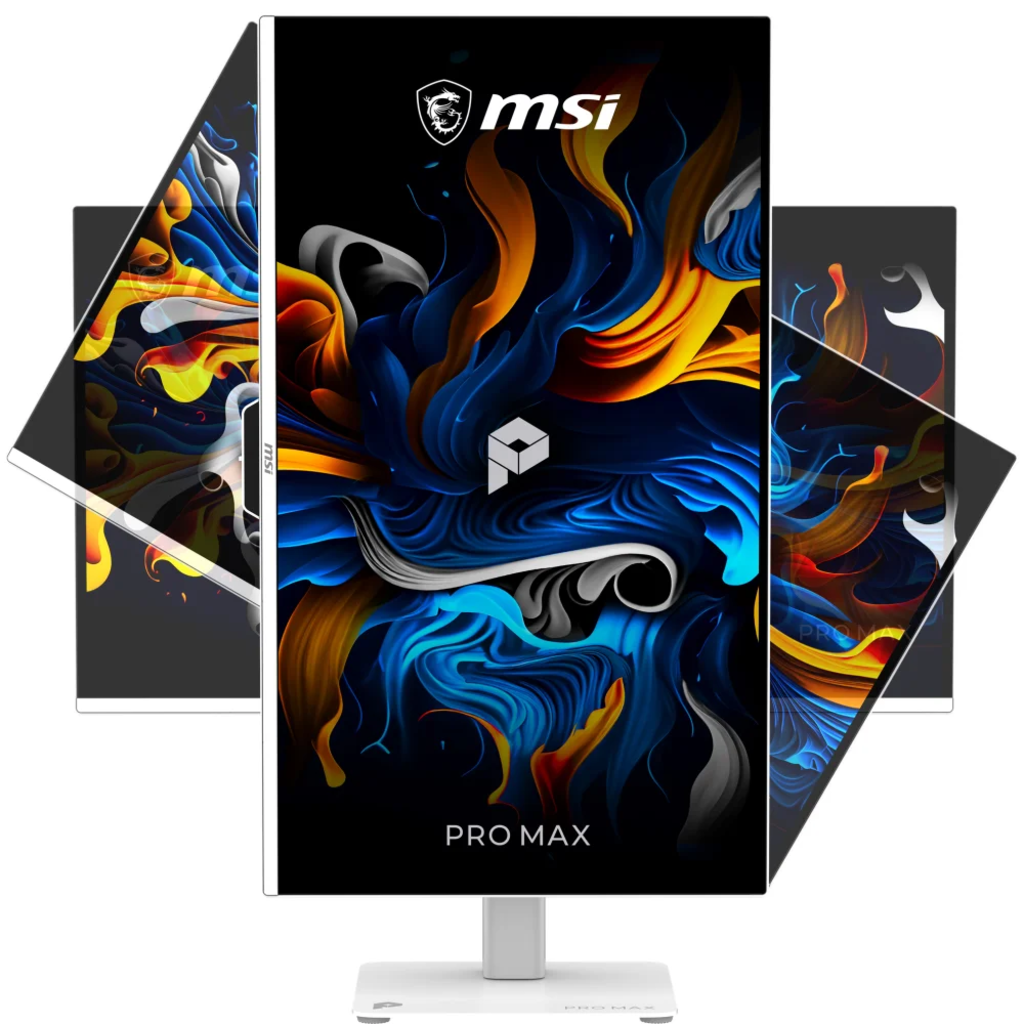 MSI 26.5 PRO MAX 271UPXW12G 3840 x 2160 (UHD) 16:9 FLAT QD-OLED 120HZ 0.03MS (GtG) FREESYNC PREMIUM PRO PIVOT BEYAZ MONITOR - Thumbnail