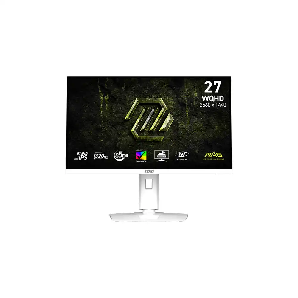 MSI - MSI MAG 274QRFW X32 27 2560x1440 WQHD RAPID IPS 320Hz 0.5MS FREESYNC PREMIUM BEYAZ GAMING MONITOR