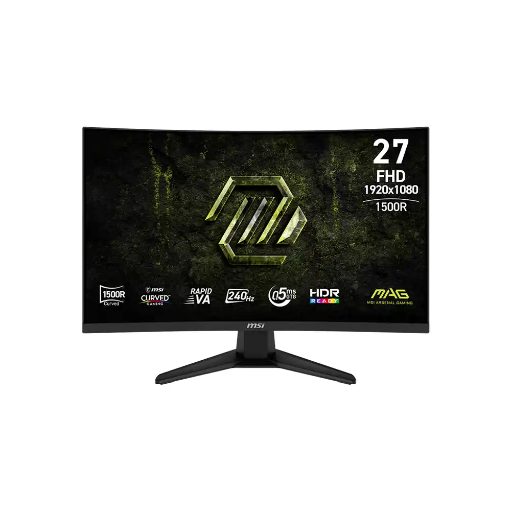 MSI - MSI MAG 275CF X24 1920x1080 16:9 CURVE 1500R RAPID VA 240HZ 0.5MS ADAPTIVE-SYNC GAMING MONITOR