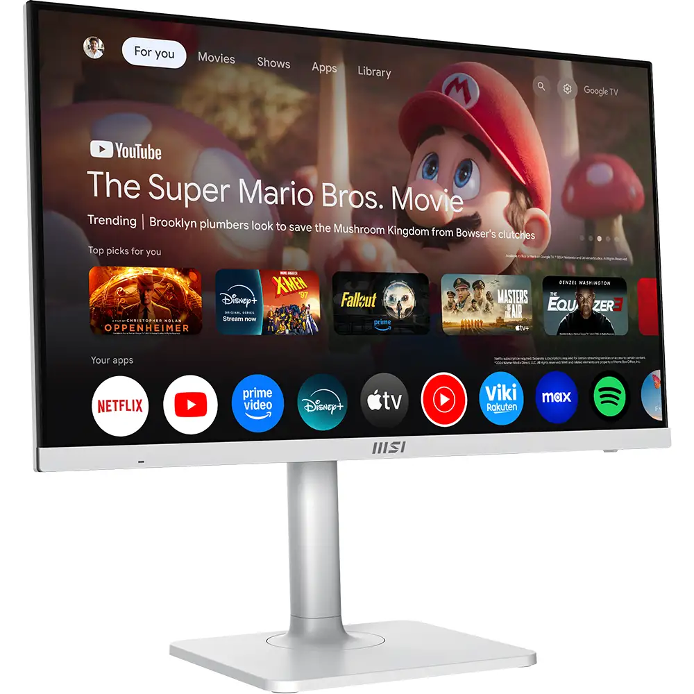 MSI 27 MODERN MD272UPSW 3840X2160 (UHD) 16:9 FLAT IPS 60HZ 1MS ADAPTIVE-SYNC PIVOT BEYAZ TYPE-C MONITOR - Thumbnail