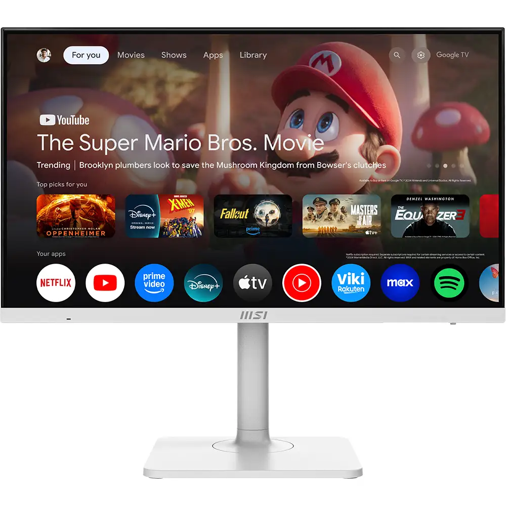 MSI 27 MODERN MD272UPSW 3840X2160 (UHD) 16:9 FLAT IPS 60HZ 1MS ADAPTIVE-SYNC PIVOT BEYAZ TYPE-C MONITOR - Thumbnail