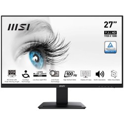 MSI 27 PRO MP273A 1920x1080 (FHD) FLAT IPS 100HZ 1MS ANTI-GLARE MONITOR - Thumbnail