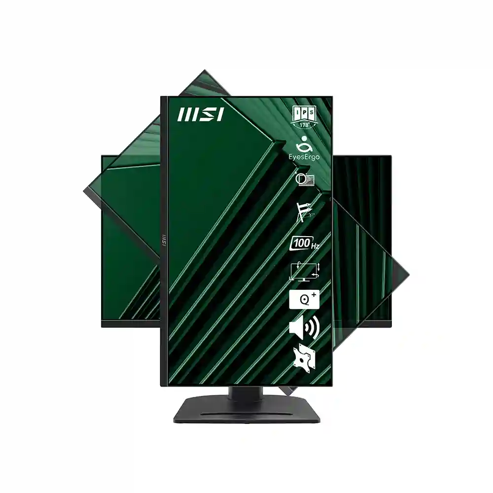 MSI - MSI 27 PRO MP275PG 1920X1080 (FHD) 16:9 FLAT IPS 100HZ 1MS ADAPTIVE-SYNC PIVOT MONITOR