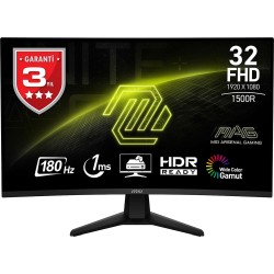 MSI 31.5 MAG 32C6 CURVED 1500R VA 2560X1440 (FHD) 16:9 180HZ 1MS FREESYNC PREMIUM GAMING MONITOR - Thumbnail