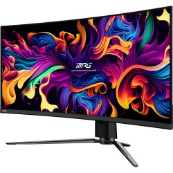 MSI 34 MPG 341CQPX QD-OLED 3440x1440 (UWQHD) 21:9 CURVE 1800R QD-OLED 240HZ 0.03MS ADAPTIVE-SYNC GAMING MONITOR - Thumbnail