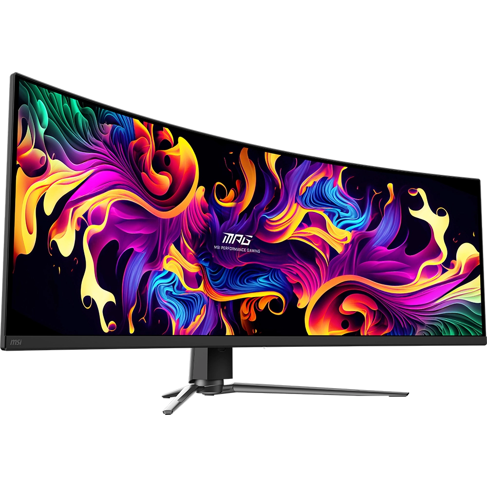 MSI 49 MPG 491CQP QD-OLED 5120x1440 (DQHD) 32:9 CURVE 1800R QD-OLED 144HZ 0.03MS ADAPTIVE-SYNC GAMING MONITOR - Thumbnail