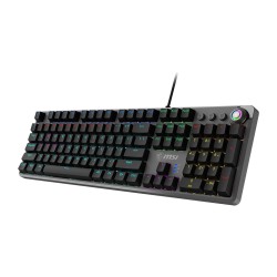 MSI Force GK310 RED TR Red Switch Türkçe RGB Mekanik Kablolu Gaming Klavye - Thumbnail