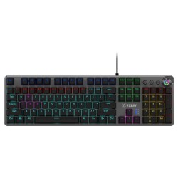 MSI Force GK310 RED TR Red Switch Türkçe RGB Mekanik Kablolu Gaming Klavye - Thumbnail