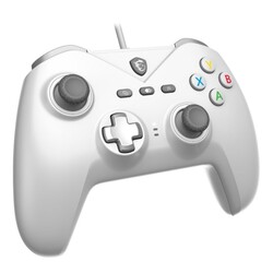 Msi Forge GC200 Beyaz Pc ve Android uyumlu Kablolu Oyun Kolu - Thumbnail