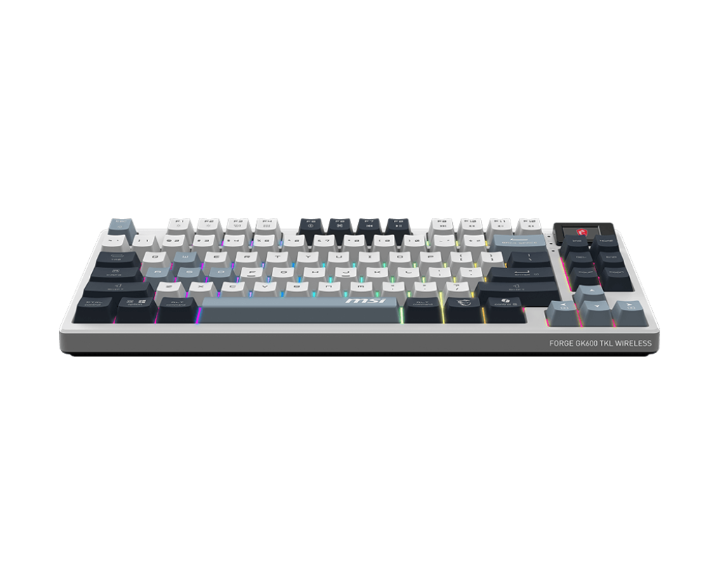 Msi Forge GK600 TKL Wireless Sky TR RGB Mekanik Gaming Klavye - Thumbnail