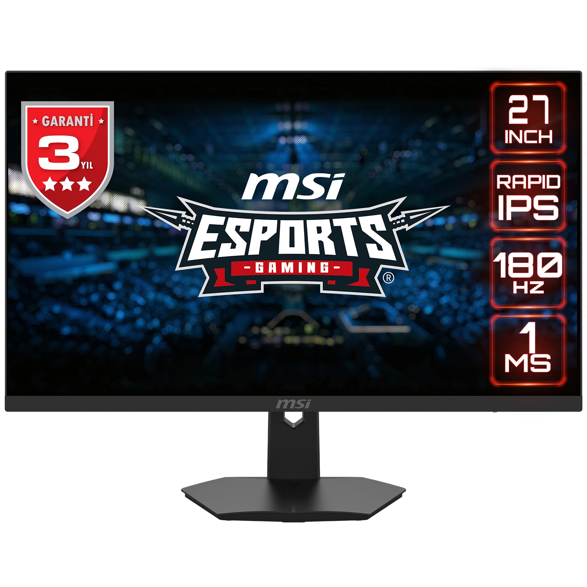 MSI G274F 27 FLAT RAPID IPS 1920x1080 (FHD) 16:9 180HZ 1MS G-SYNC COMPATIBLE GAMING MONITOR - Thumbnail