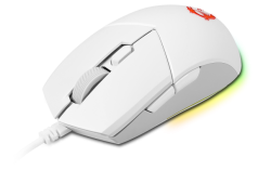 MSI Clutch Gm11 White Gaming Mouse 5.000 Dpi Optik Rgb Led Oyuncu Faresi Beyaz - Thumbnail