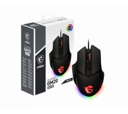 MSI GG Clutch GM20 Elite 6.400 Dpi PAW3309 Optik Sensor Rgb Led Gaming Mouse - Thumbnail