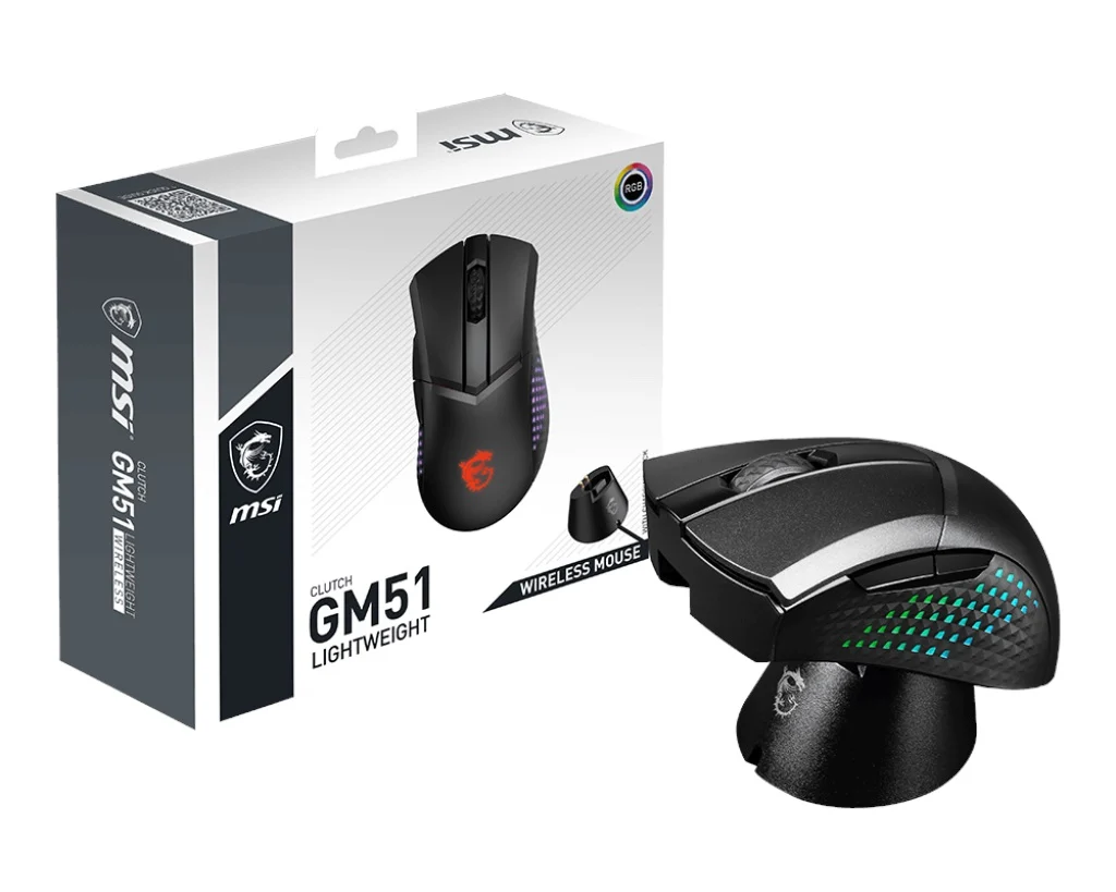 Msi Clutch GM51 Lightweight Kablosuz Rgb Gaming Mouse - Thumbnail